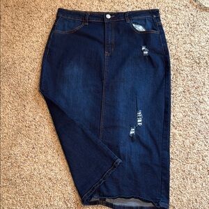 Jean skirt